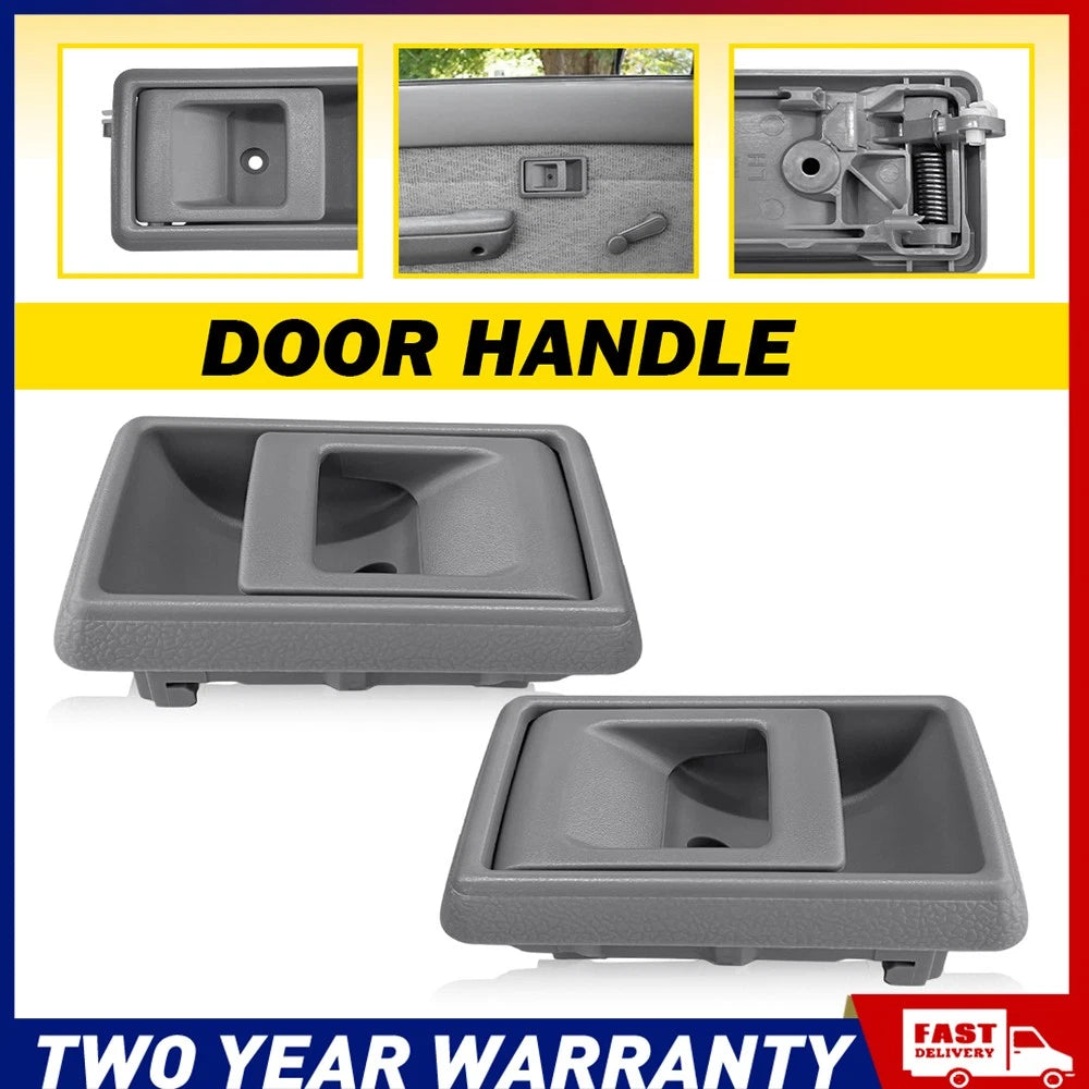 Left&Right For Toyota Landcruiser 75 78 79 Series Inner Door Handle Grey LH RH