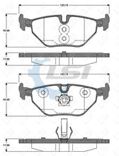 Load image into Gallery viewer, Rear Brake Pads + Sensor and VENTED Disc Rotors Set for BMW 318i E46 98-05
