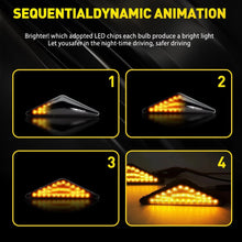 Load image into Gallery viewer, 2Pc Fit For Ford Falcon FG XT Flowing Side LED Indicator Blinker Light 1065645