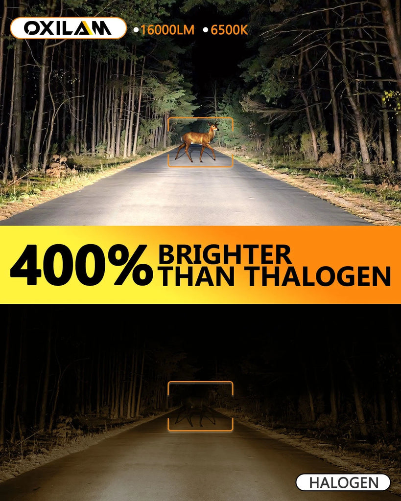 AUXITO HB4 9006 LED Globes Headlight Hi/Low Beam 20000LM 60W 6500K Lamp Bulbs A