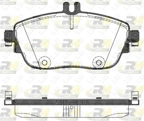 Genuine Roadhouse European Brake Pads Front [ 1485 08 ] DB2315