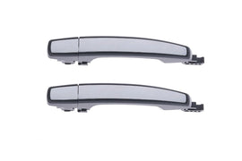 2pcs Rear LH+RH Chrome, Black Base Outer Door Handle for Holden Cruze 09-16