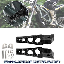 Load image into Gallery viewer, Black Rear Passenger Foot Pegs Pedal Mount For Surron Sur-Ron Ultra Bee 2023+ST
