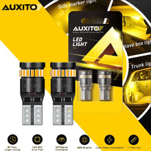 Load image into Gallery viewer, 2Pcs T10 194 168 W5W 24 SILICA SMD LED Bulb Bright 6000K Super Amber Interior AU
