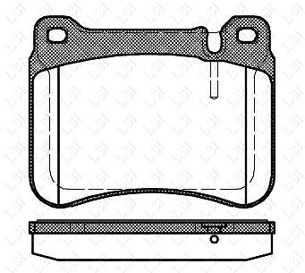 Genuine Roadhouse European Brake Pads Front/Rear [ 1193 00 ] DB2235