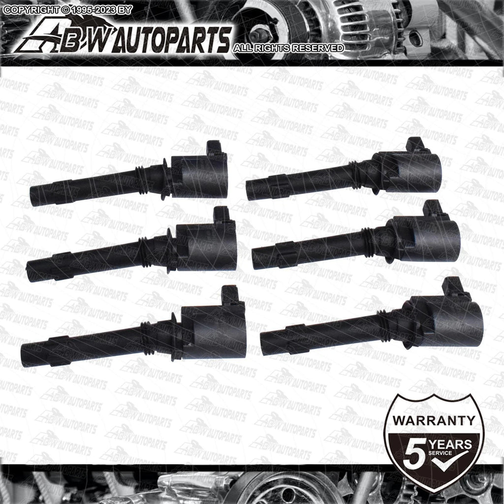 IGNITION COILS 6 PACK - for Ford Falcon BA Ute Utility (6 cyl 4.0L) GOSS