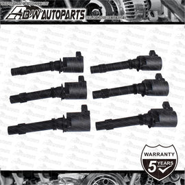 IGNITION COILS 6 PACK - for Ford Falcon BA Ute Utility (6 cyl 4.0L) GOSS
