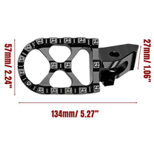 Load image into Gallery viewer, Black Aluminum Footpegs Foot Peg For Sur-ron Surron Ultra Bee 2023 2024 ST