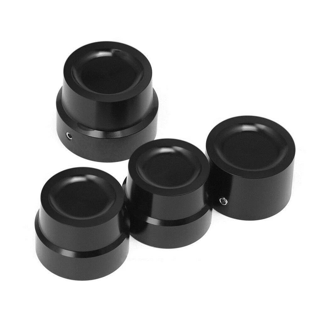 For Harley Sportster XL883 Dyna Touring V-Rod Front & Rear Axle Nut Cover Caps S