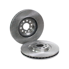 2 x Front Disc Brake Rotors for Volkswagen Tiguan 5N AD1 4cyl 2.0L 2016-2019