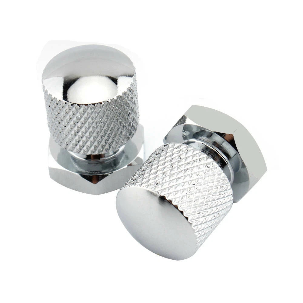 Chrome CNC Aluminum Rear Seat Bolt Screw for Harley Fatbob Softail Road King ST