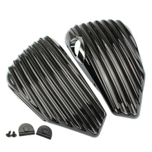 Load image into Gallery viewer, Left &amp; Right Side Battery Oil Tank Cover For Harley Sportster XL883 XL1200 14+