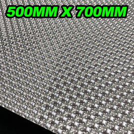 NEW 500mm X 700mm Car EXHAUST HEAT SHIELD Embossed Aluminium DIY Fold Form AU OZ