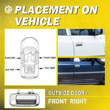 Load image into Gallery viewer, Chrome Front Right Side Outer Door Handle for Toyota Landcruiser J80 1990-98 AU