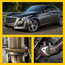 Load image into Gallery viewer, 3" 76MM 4 BOLT 304 STAINLESS STEEL UNIVERSAL EXHAUST FLANGE PLATE GASKET KIT 4PC