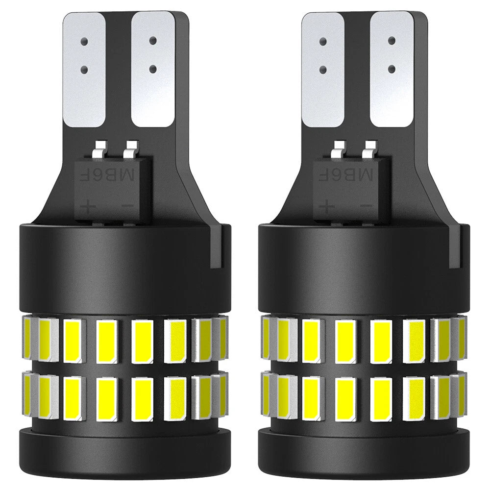 2X AUXITO T15 921 912 W16W White 6500K 34SMD LED BackUp Reverse Light Bulbs 12V