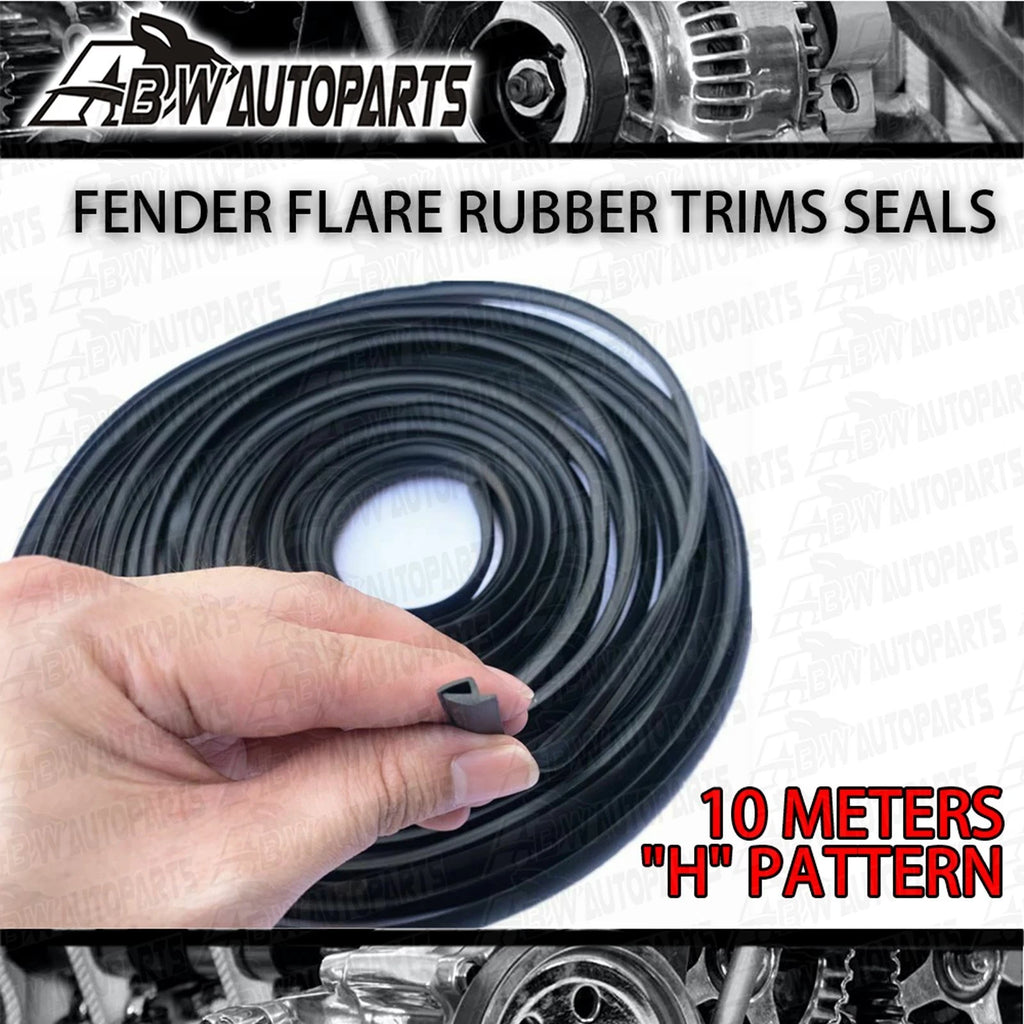 33FT 10m Meters Fender Flare Rubber Trims Seals Flares Fenders Black Wheel Arch
