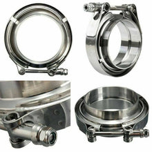 Load image into Gallery viewer, 3" Inch 76mm V-Band Vband Clamp Stainless Steel Flange Turbo Exhaust Downpipe AU