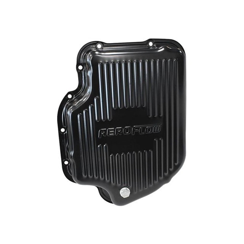 Aeroflow AF1826-3001 Deep Transmission PAN Black W/ Drain Plug 3" Deep Fits T...