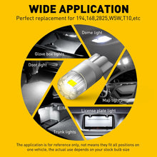 Load image into Gallery viewer, 2/4/10X T10 LED Bulb Globe Parker Number Plate Interior Dash Car Light Bulbs