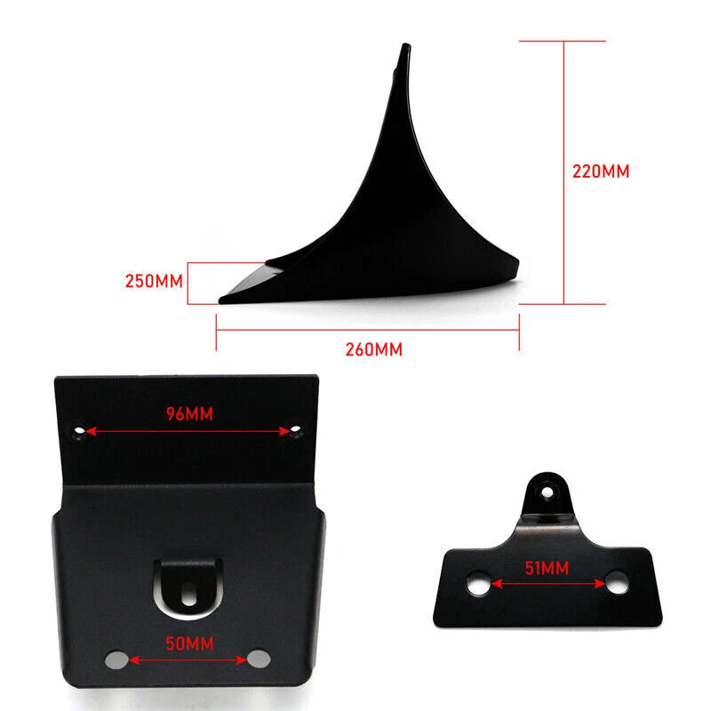 Black Lower Front Spoiler Chin Fairing Cover For Harley Sportster 48 883 1200 ST