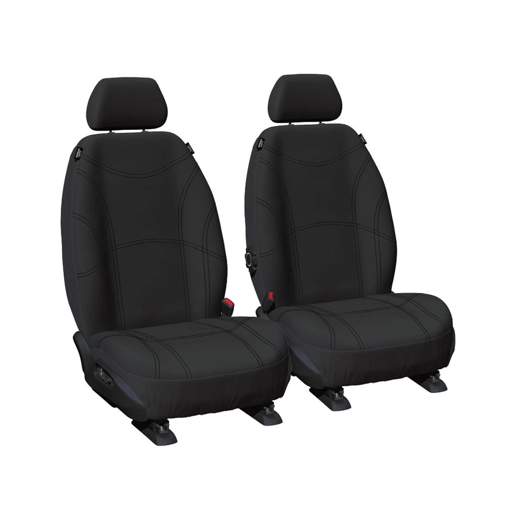 Sperling Getaway Neoprene Front Black - Black Stitch Seat Covers Suits Pajero...