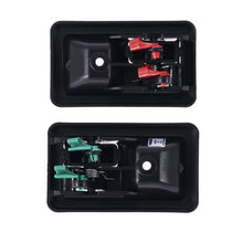 Load image into Gallery viewer, 2pc Front = Rear Left &amp; Right Inner Door Handle Black For Jeep Wrangler TJ 96-07