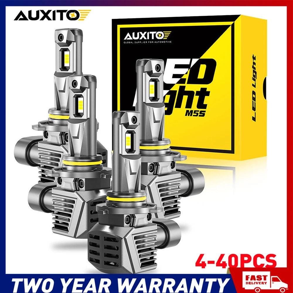 For Toyota Prado 9005 9006 LED Headlight Globes Hi Low Beam Bulbs 4-40PCS A