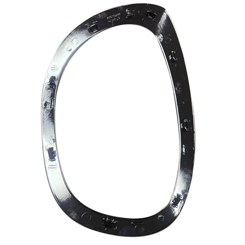 2×Headlight Ring Trim Chrome Bezel Cover For MINI Countryman Cooper F60 2017-21