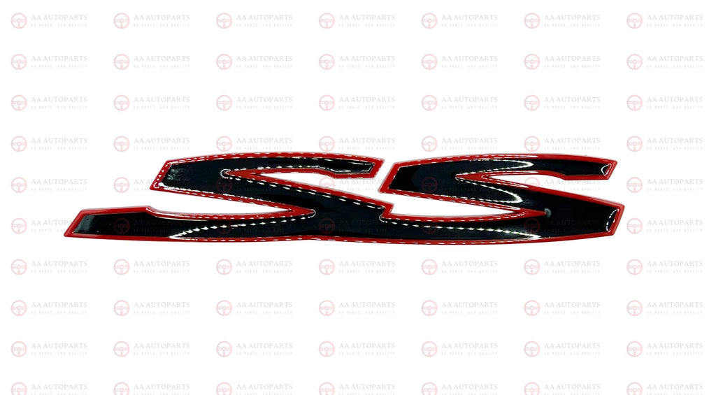 Red Gloss Black SS Badge Emblem Holden Commodore VE VF SS SV8 Sedan Wagon Ute