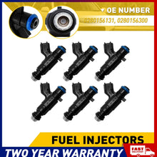 Load image into Gallery viewer, 6PCS For Holden Commodore VE VZ 3.6 V6 04-15 3.6L Fuel Injectors 0280156131