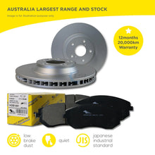 Load image into Gallery viewer, Rear Ceramic Brake Pads and Disc Rotors set for LDV Deliver 9 2020-