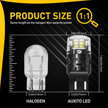 Load image into Gallery viewer, 2X T20 7443 7440 W21/5W WHITE LED BRAKE STOP LIGHT BULBS GLOBE BRIGHT ERROR FREE