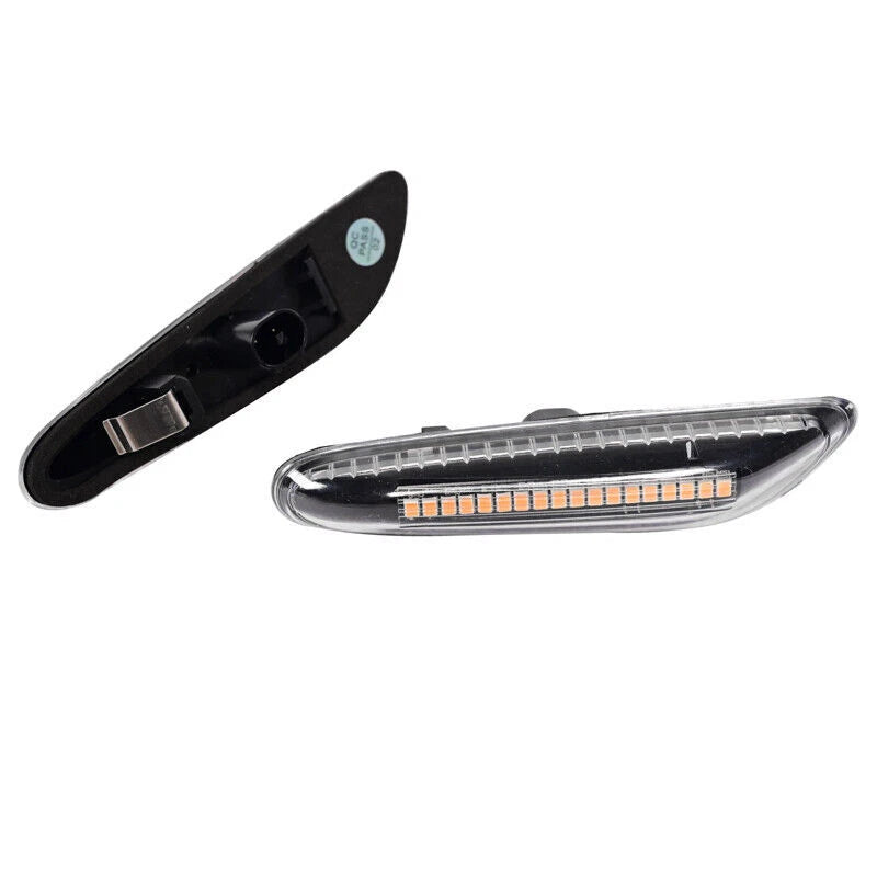 2X Dynamic LED Side Indicator Turn Signal Light For BMW E90 E92 E93 E60 E82 E87