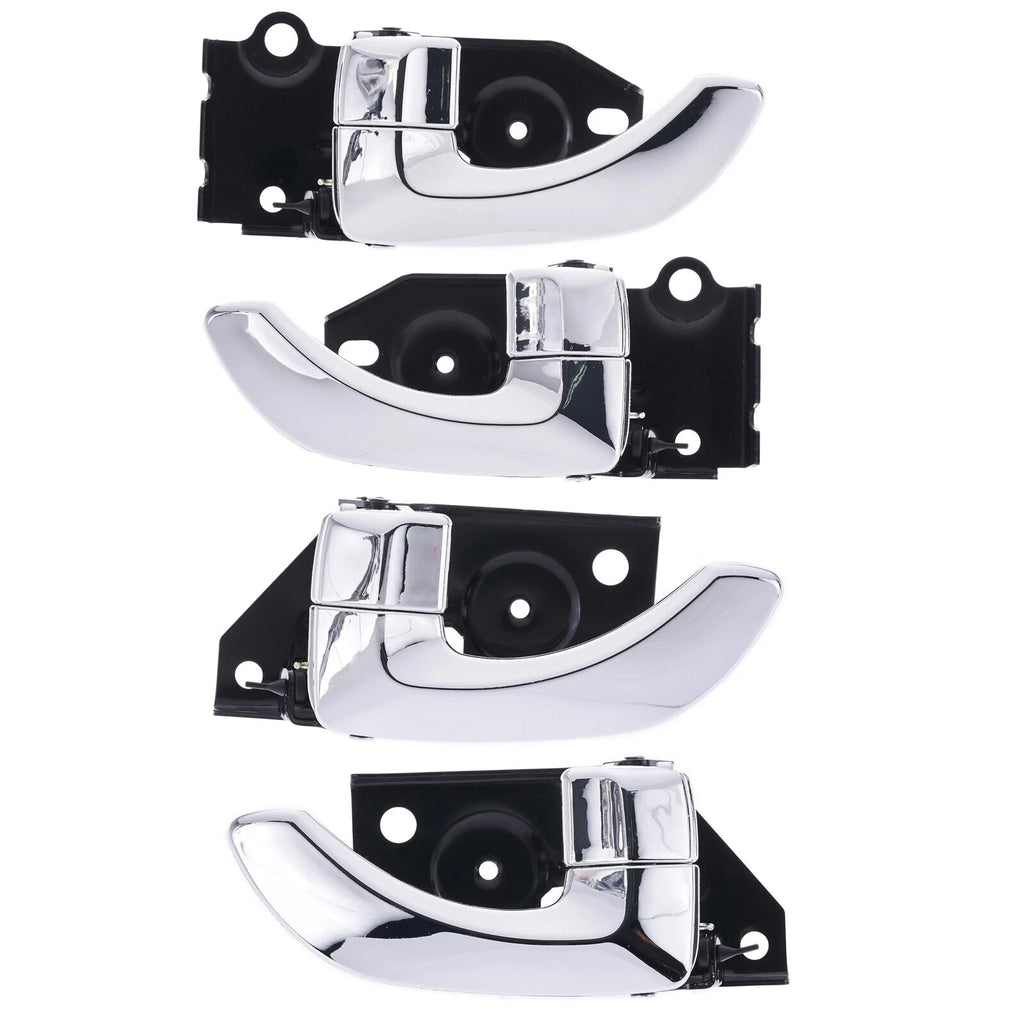 Door Handle Inner for Hyundai Santa Fe SM 00-05 Set of 4 Chrome FRONT REAR LH+RH