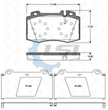 Load image into Gallery viewer, Front Disc Rotor and Brake Pads + sensors for MB ML350 ML430 W163 348mm