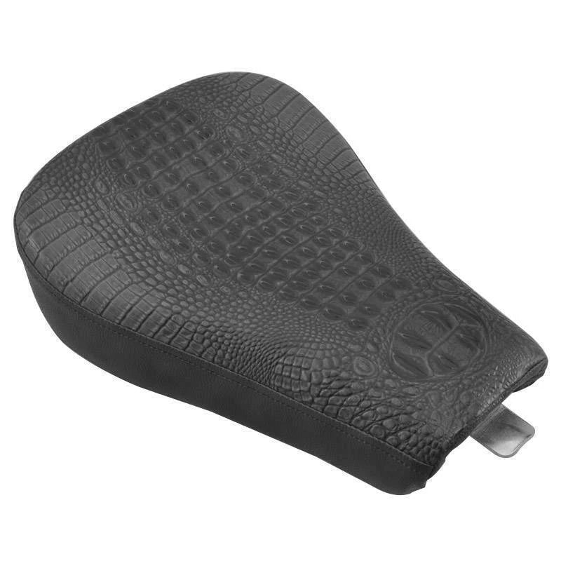 Black Front Driver Solo Seat Cushion For Harley Sportster XL 1200 883 48 72 ST