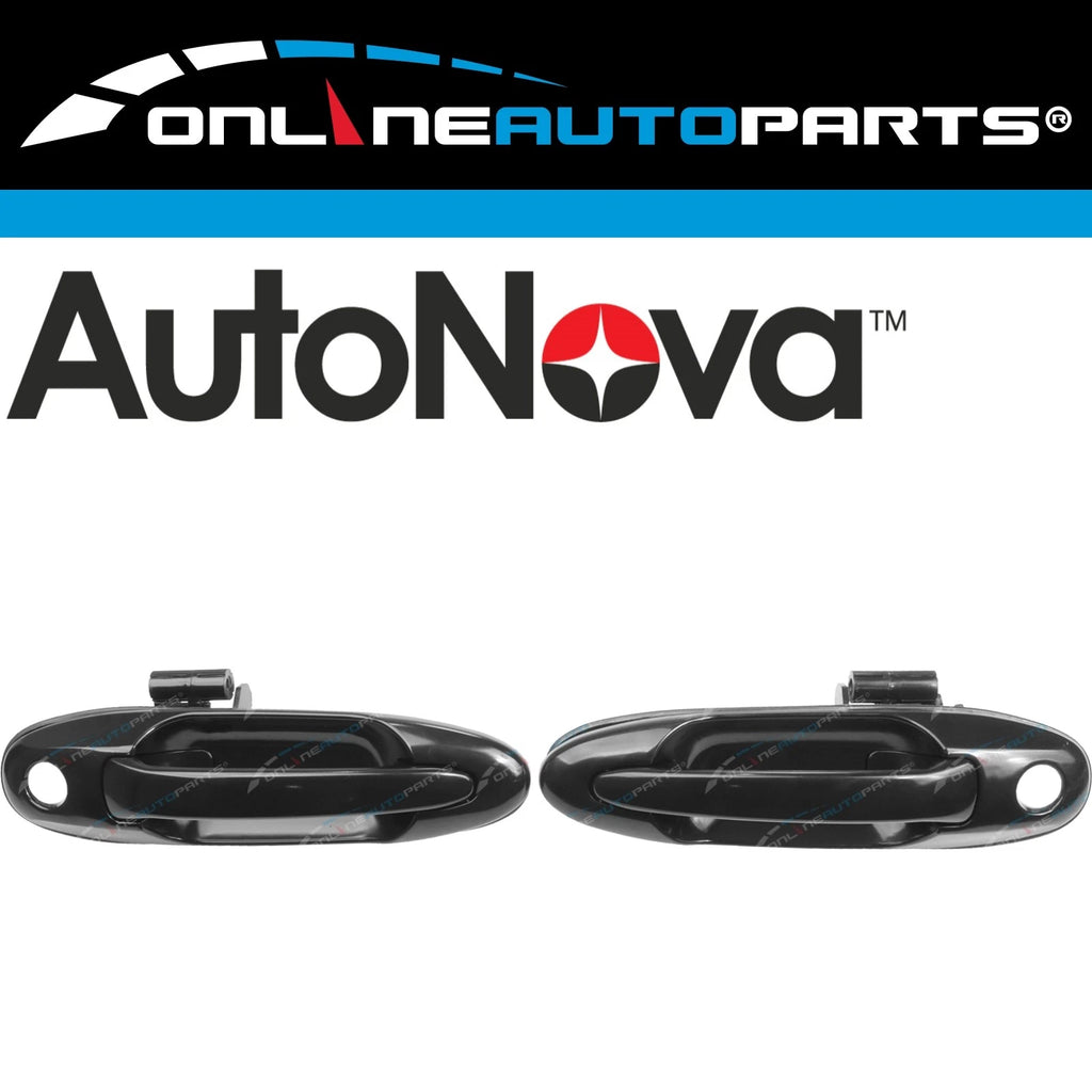 Black Front Outer Door Handles for Landcruiser FZJ105 HDJ100 HZJ105 UZJ100