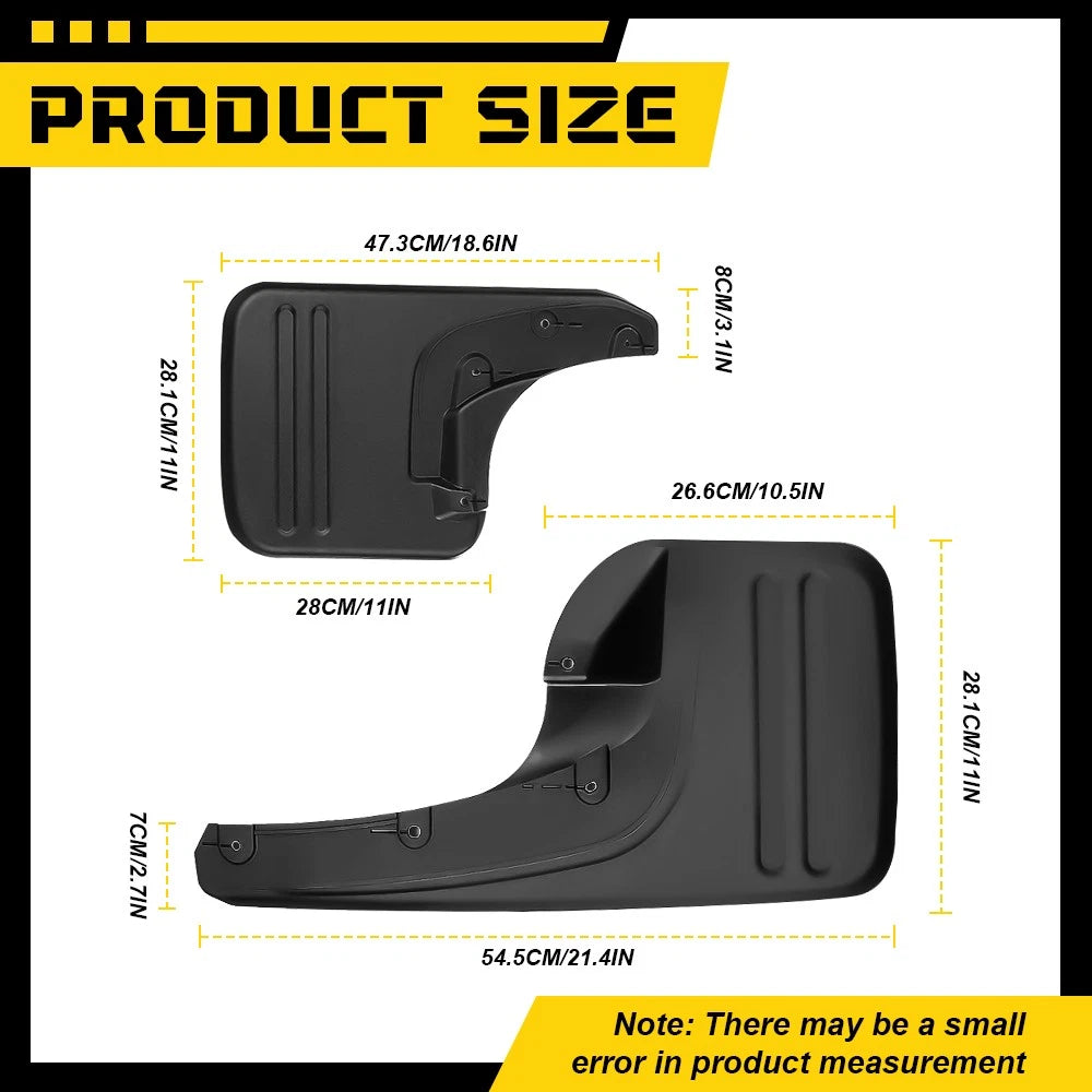 4x Splash Guards Mud Flaps Mudguards for Toyota Hilux Vigo 2005-2014 AU
