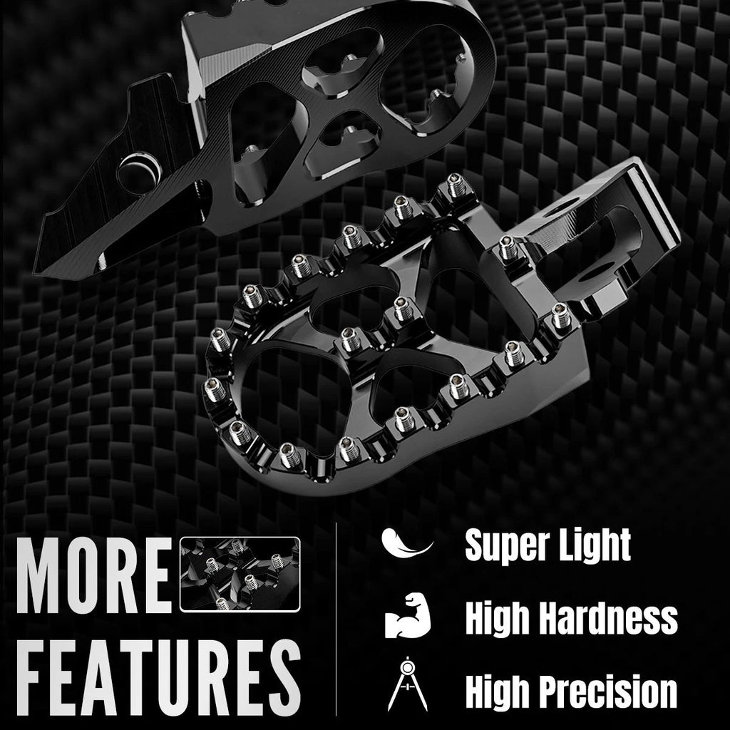 Black Aluminum Footpegs Foot Peg For Sur-ron Surron Ultra Bee 2023 2024 ST