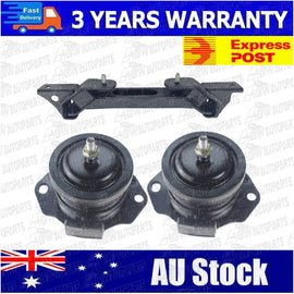 Front + Rear Engine Mount Kit For Mitsubishi Pajero NM NP NS NT NW NX 99-21 Auto