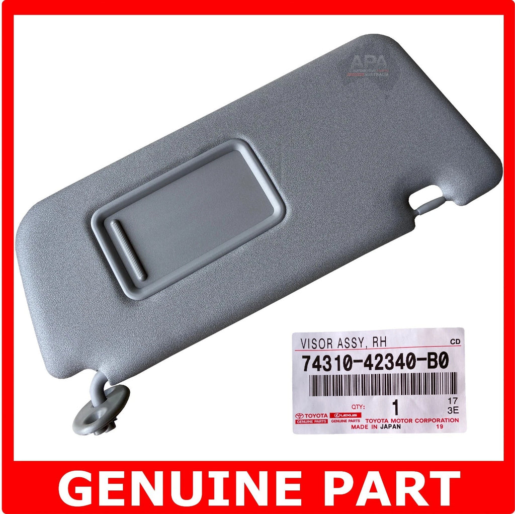 GENUINE Toyota Rav4 ACA21 ACA22 ACA23 Right RH Drivers Sun Visor