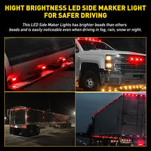 Load image into Gallery viewer, 10-30x Red LED Clearance Lights Side Marker Lamp Trailer Truck Caravan Lorry