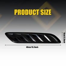 Load image into Gallery viewer, 2X Car Air Flow Intake Hood Scoop Bonnet Vent Cover Universal Decor Turbo Side