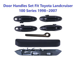 6pc Set Left Right Front Rear & Tailgate Outer Handle For Toyota Landcruiser 100