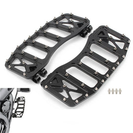 Motorcycle Floorboards Foot Pegs Footrest Pedals For Harley Touring Softail FLST