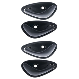 Door Handle Inner for Holden Commodore 1997-2007 Set of 4 Black FRONT REAR LH+RH