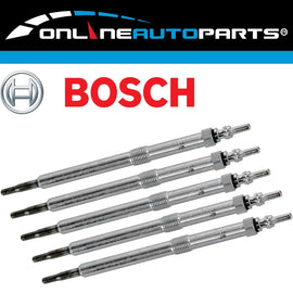 Bosch Glow Plug Set for Ssangyong Rexton Y220 2.7L RX270 2004~13 5cyl Diesel