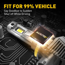 Load image into Gallery viewer, AUXITO H11 H8 LED Headlight Kit Globes High Low Beam Bulb 24000LM Amber White AU