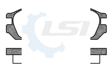 Rear Brake Pads and Rotors Set for Nissan PATROL 2.8L 4.2L 4.5L GQ 92-98